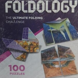 Foldology Origami Puzzle Game. Brain Teasers For Tweens, Teens & Adults SEALED
